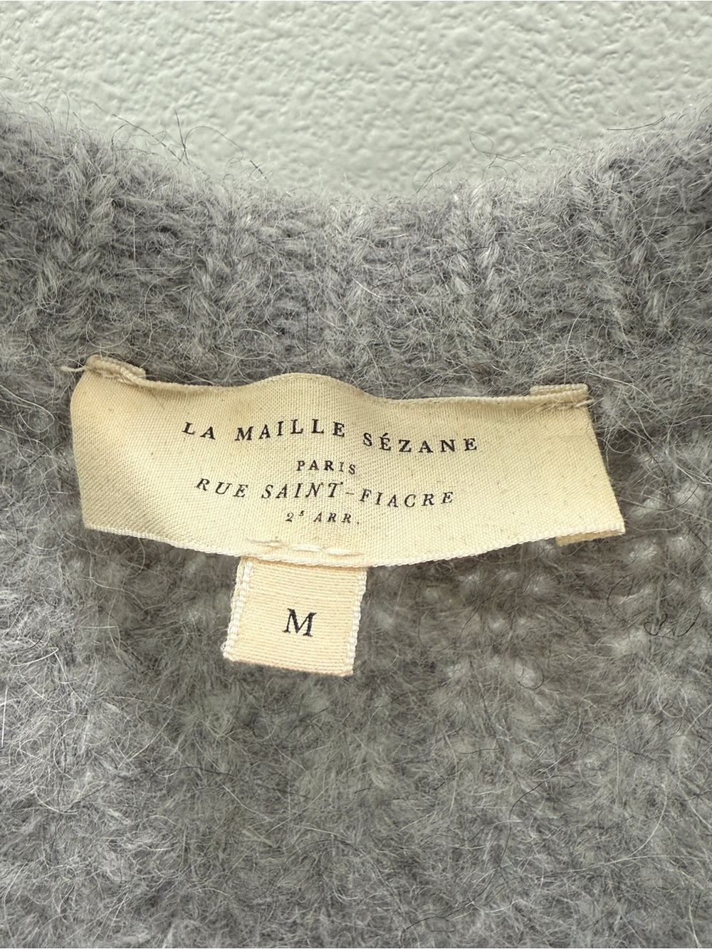 ✨ SÉZANE Emile Cardigan in Mottled Grey - EUC Size M ✨ - Picture 4 of 8